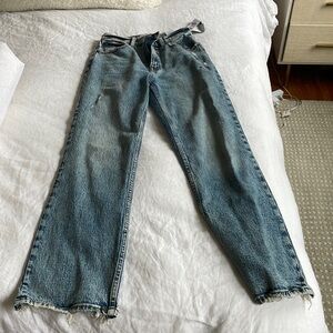 Abercrombie 90s Straight ultra high rise